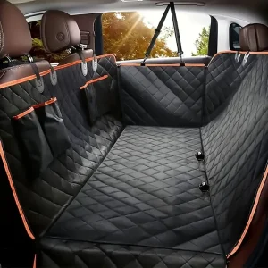 Dog Car Seat Cover for Pets 100% Waterproof, Scratch Proof  & Nonslip