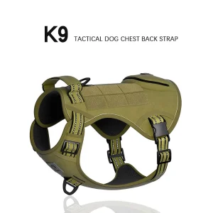 Tactical Explosion-Proof Dog Chest & Back Leash