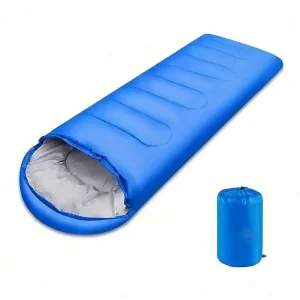 Extended Thick Warm Camping Sleeping Bag, Foldable & Portable