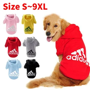 Warm Dog Clothes Adidog Dog Hoodies