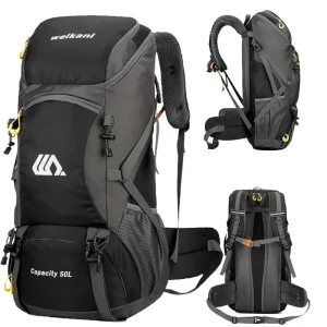 50L Waterproof Hiking Backpack for Travel & Camping